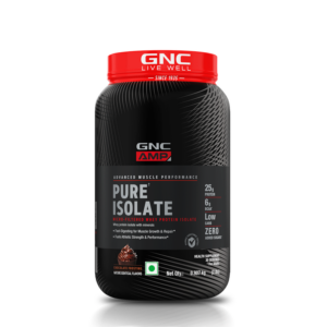 GNC AMP Pure Isolate (Low/Zero Carb) - Chocolate Frosting, 2 lb