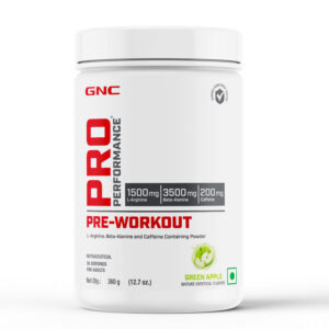 GNC Pro Performance Pre-Workout - 360 gm, Green Apple