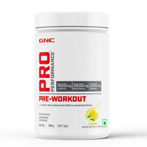 GNC Pro Performance Pre-Workout - 360 gm, Lemon