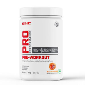 GNC Pro Performance Pre-Workout - 360 gm, Blood orange