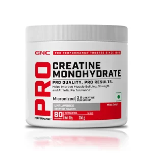 GNC Pro Performance Creatine Monohydrate - 250 gm, Unflavoured