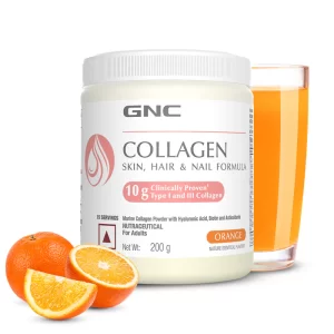 GNC Marine Collagen Powder - 200 gm, Orange