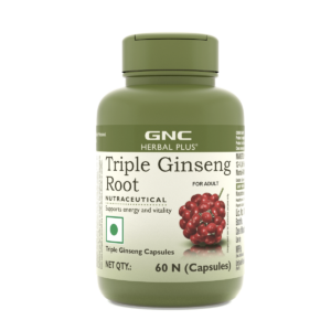 GNC Herbal Plus Triple Ginseng Root - 60N