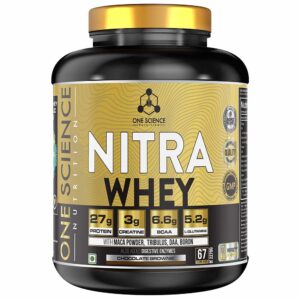 One Science Nitra Whey - 2.27 kg, Chocolate Brownie