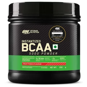 ON (Optimum Nutrition) Instantized BCAA 5000 - 250 gm, Fruit Punch