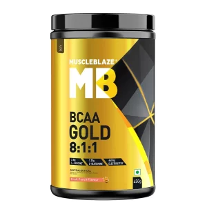 MuscleBlaze BCAA Gold 8:1:1 - 450 gm, Fruit Punch