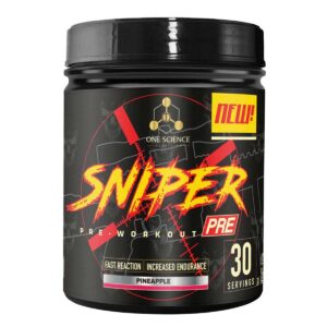 One Science Sniper Pre Workout - 420 gm, Pineapple