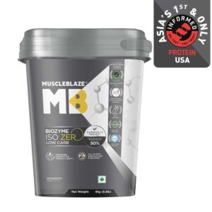 MuscleBlaze Biozyme Iso-Zero Low Carb