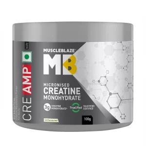 MuscleBlaze Creatine Monohydrate CreAMP - 100 gm, Unflavoured