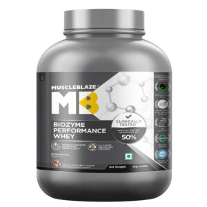 MuscleBlaze Biozyme Performance Whey - 2 kg, Choco Crispers