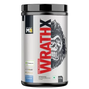 MuscleBlaze Pre Workout WrathX - 510 gm, Cola Frost