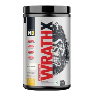 MuscleBlaze Pre Workout WrathX - 510 gm, Mango Mayhem