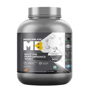 MuscleBlaze Biozyme Performance Whey - 2 kg, Choco Peanut Butter