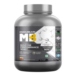 MuscleBlaze Biozyme Performance Whey - 2 kg, Kesar Thandai
