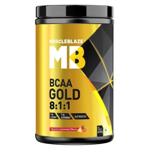 MuscleBlaze BCAA Gold 8:1:1 - 450 gm, Raspberry lemonade