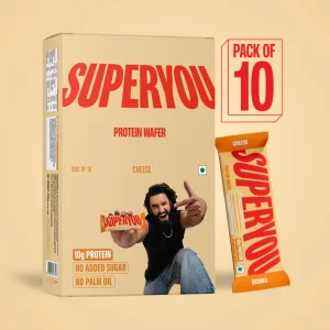 SUPERYOU Protein Wafer — Pack of 10 - Cheese