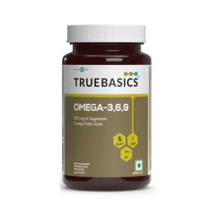 TrueBasics Vegan Omega 870mg of Vegetarian Omega Fatty Acids