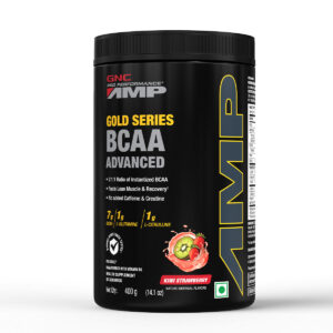 GNC AMP Gold Series BCAA Advanced - Kiwi Strawberry, 400 gm