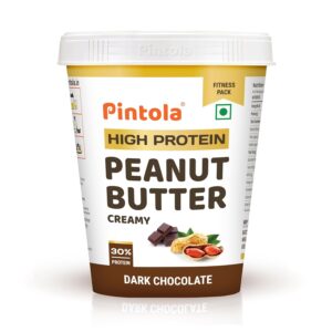 Pintola High Protein Dark Chocolate Peanut Butter - Creamy, 1 kg