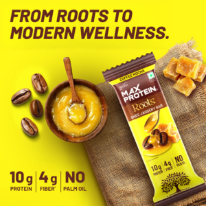 RiteBite Max Protein Roots – Coffee Mocha Protein Bar
