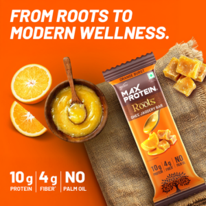 RiteBite Max Protein Roots – Orange Burst Protein Bar